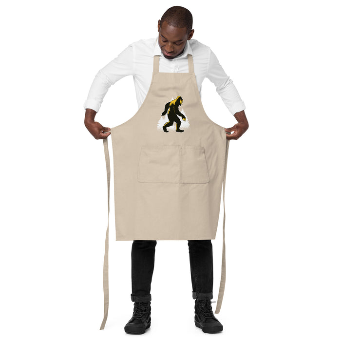 Bigfoot Walking | Organic cotton apron