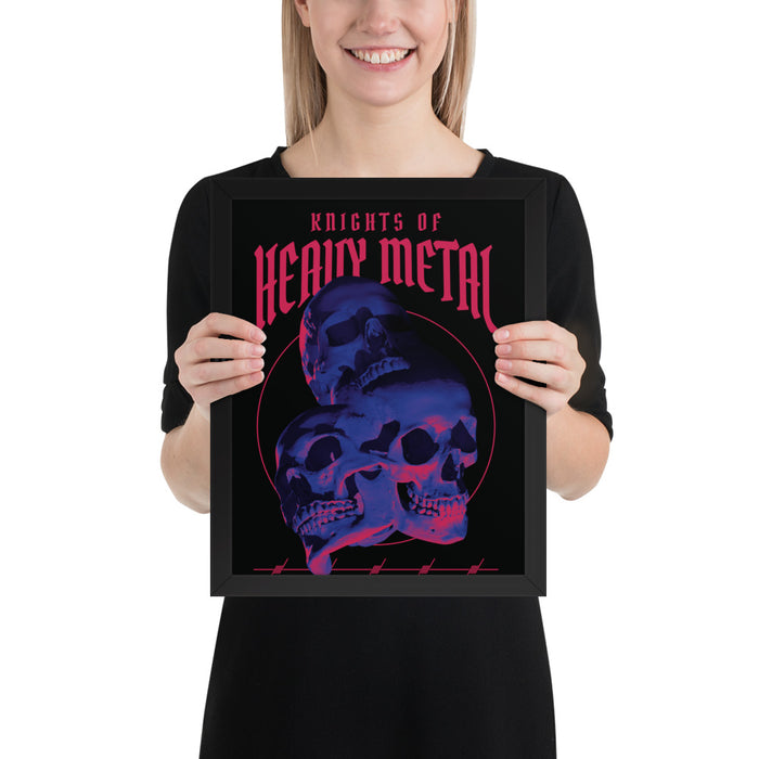 Knights of Heavy Metal | Framed photo paper poster