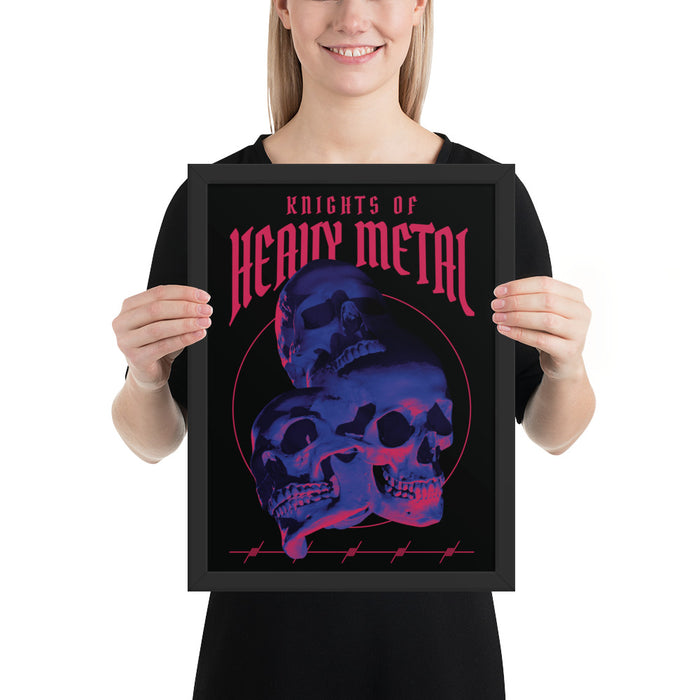 Knights of Heavy Metal | Framed photo paper poster