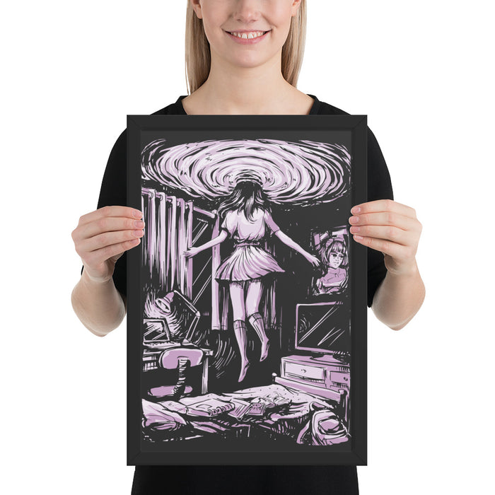 Portal Girl | Framed photo paper poster