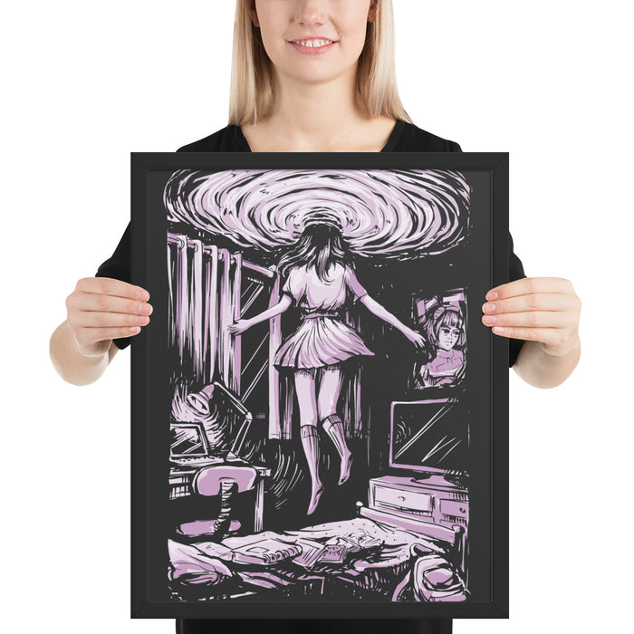 Portal Girl | Framed photo paper poster