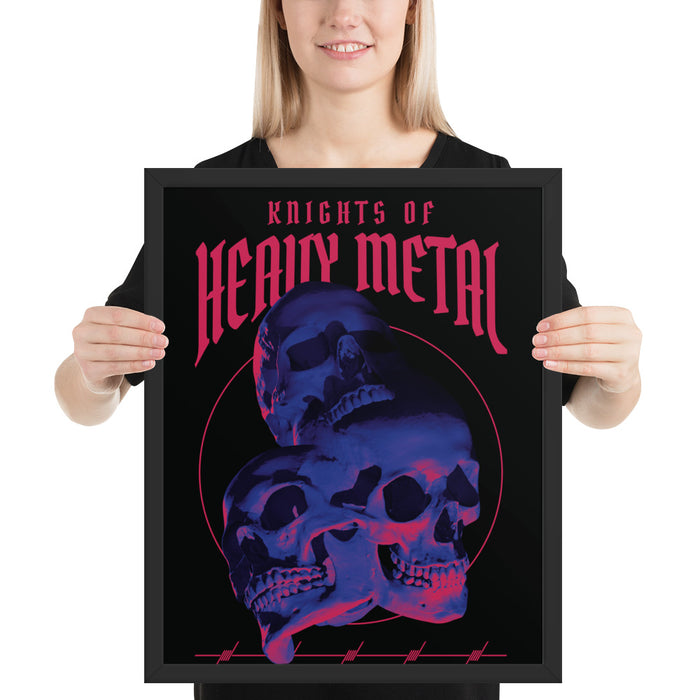 Knights of Heavy Metal | Framed photo paper poster