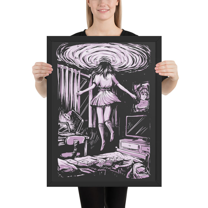 Portal Girl | Framed photo paper poster