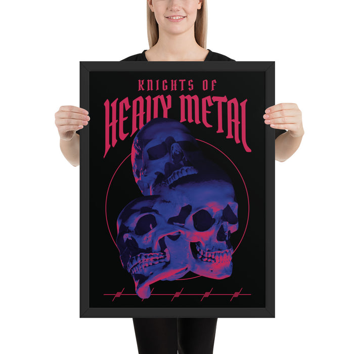 Knights of Heavy Metal | Framed photo paper poster