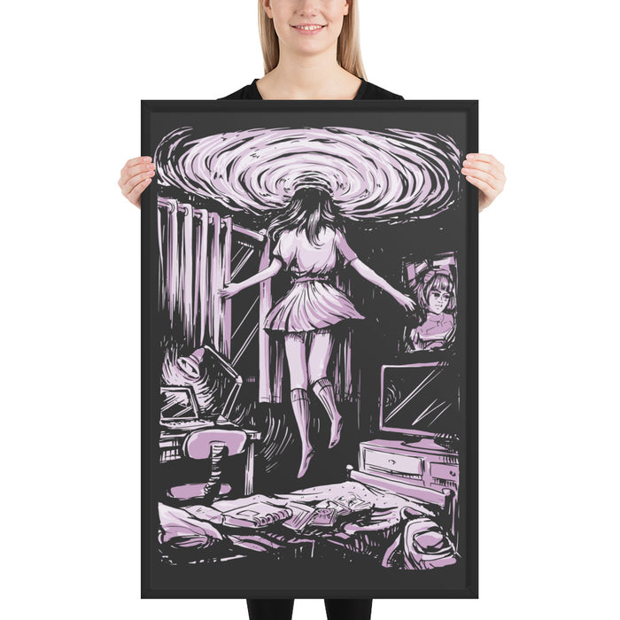 Portal Girl | Framed photo paper poster