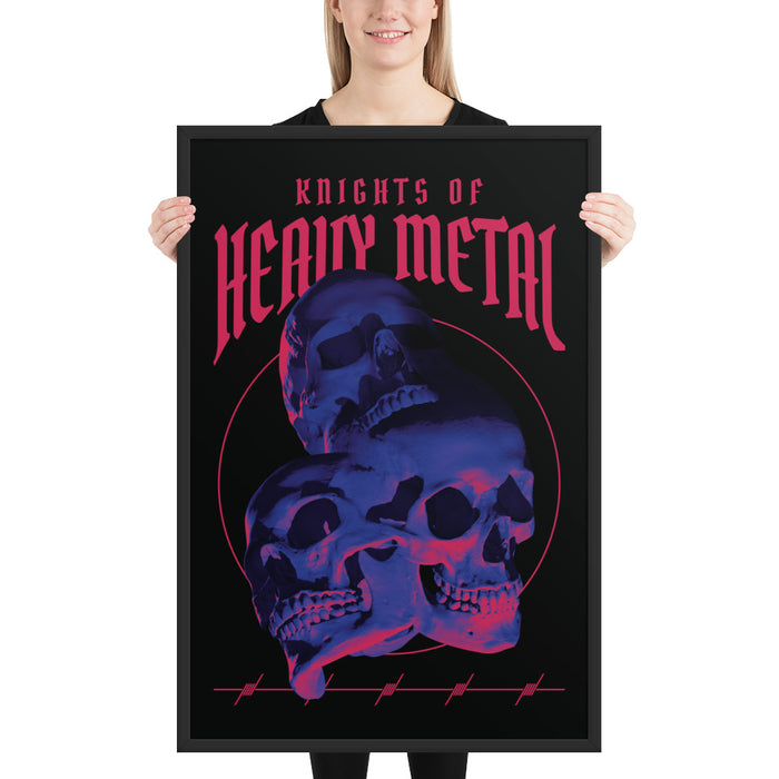 Knights of Heavy Metal | Framed photo paper poster