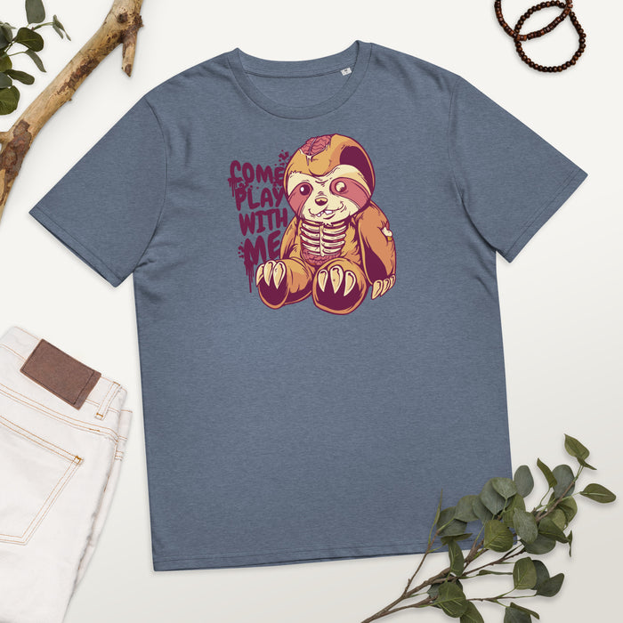 Horror Sloth | Unisex organic cotton t-shirt