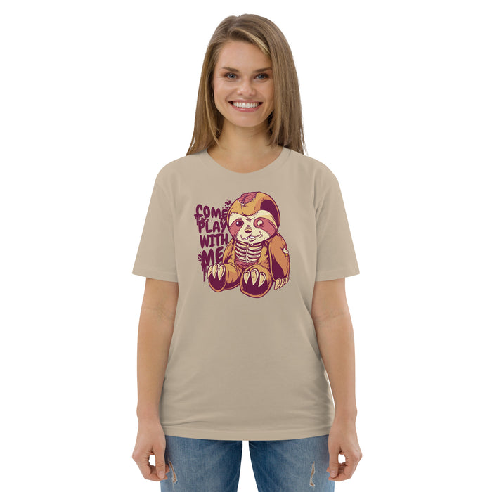 Horror Sloth | Unisex organic cotton t-shirt