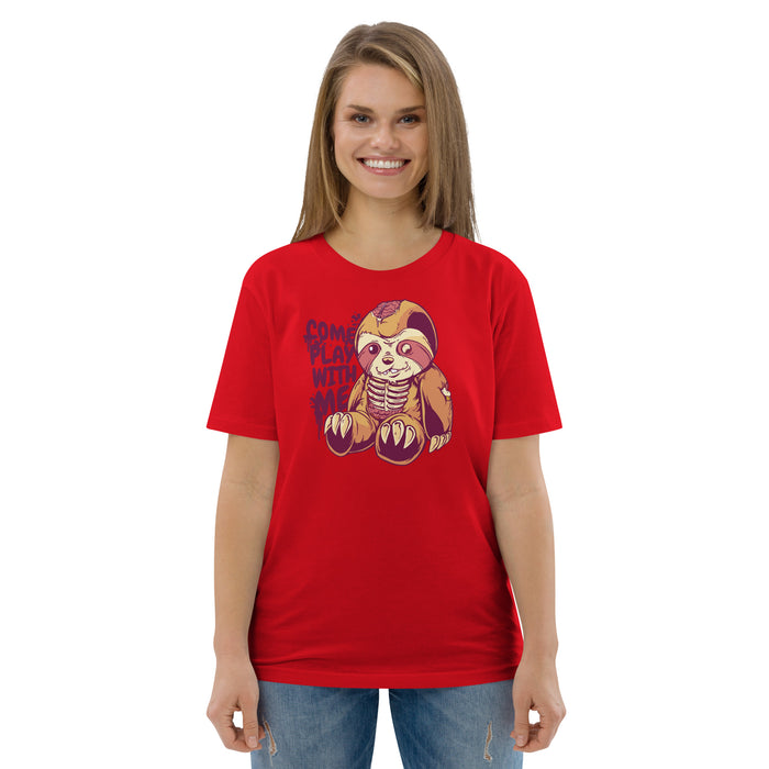 Horror Sloth | Unisex organic cotton t-shirt