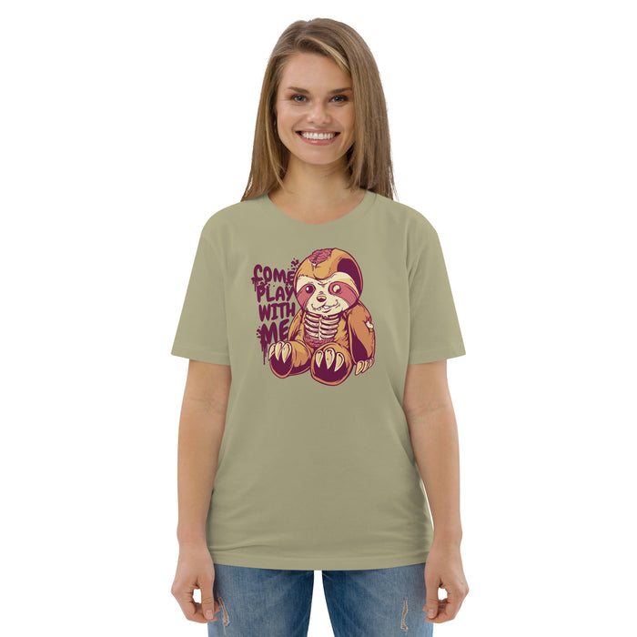 Horror Sloth | Unisex organic cotton t-shirt