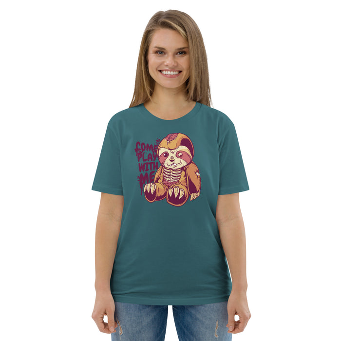 Horror Sloth | Unisex organic cotton t-shirt