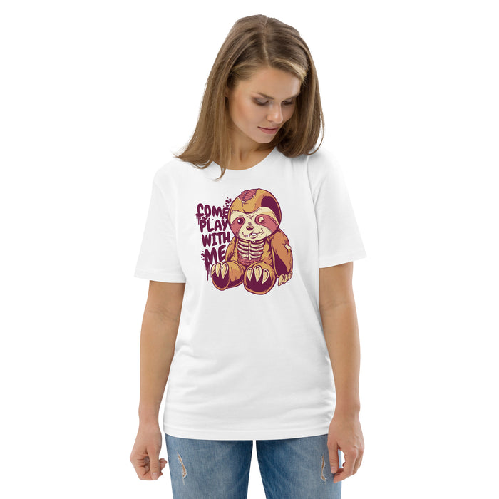 Horror Sloth | Unisex organic cotton t-shirt