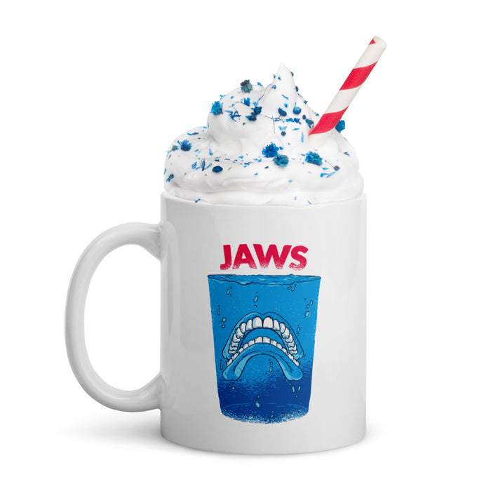 Jaws Movie Inspired | White glossy mug