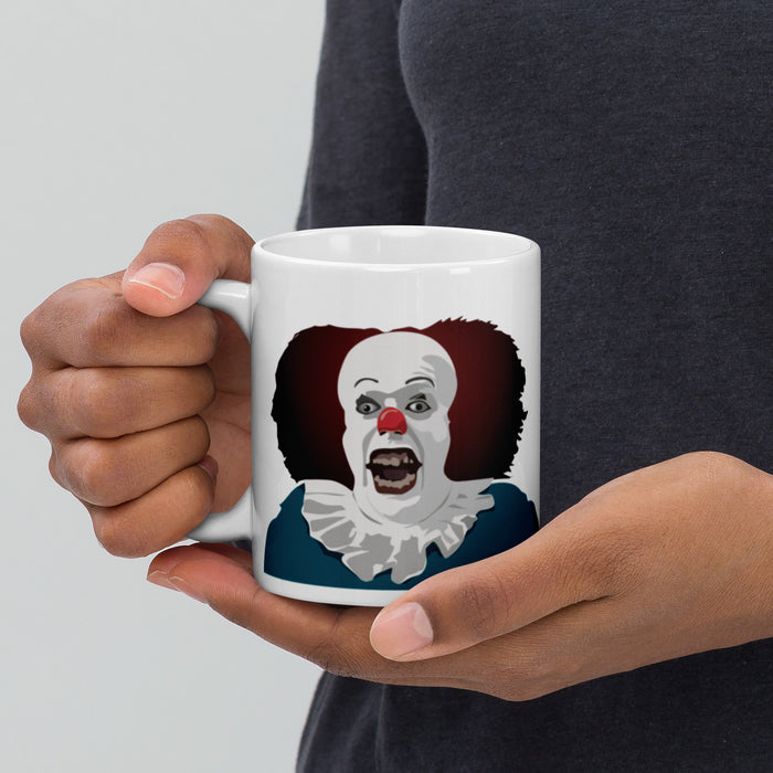 I.T Inspired Pennywise Clown | White glossy mug