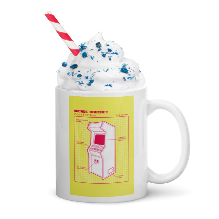 Arcade Cabinet | White glossy mug