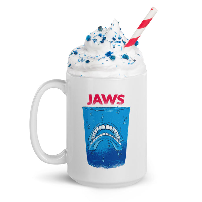 Jaws Movie Inspired | White glossy mug