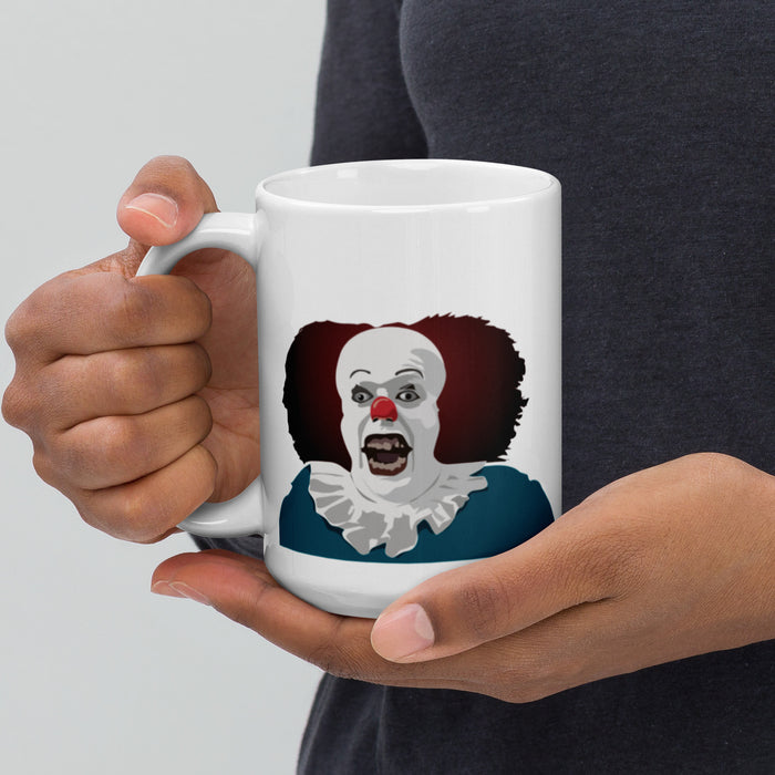 I.T Inspired Pennywise Clown | White glossy mug