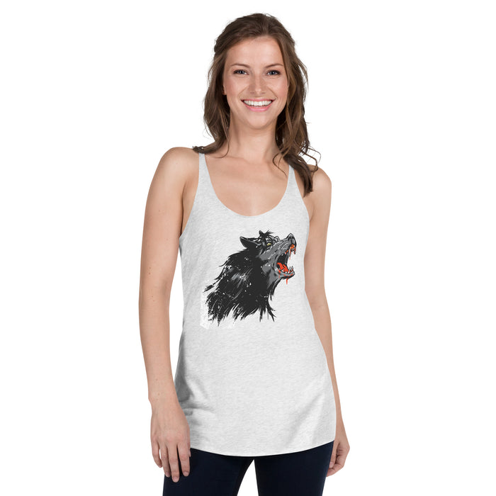 Howling Werewolf | Women's Racerback Tank